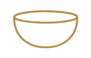 Crystal bowls used for sound healing and immersive sound bath meditation